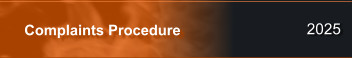 2025 Complaints Procedure