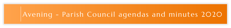 Avening - Parish Council agendas and minutes 2020